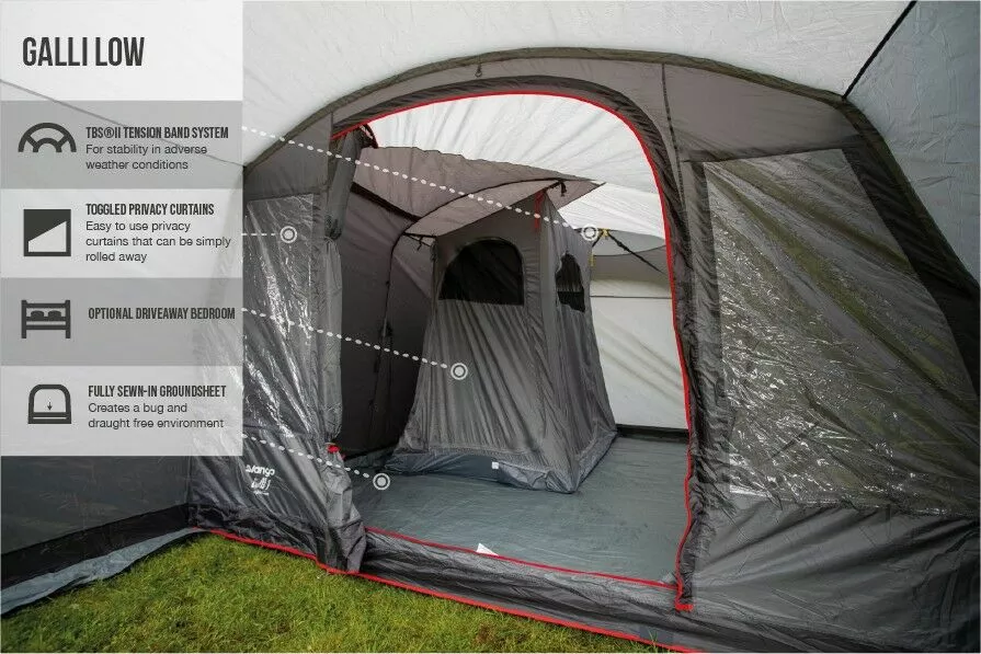 Vango Galli Low Poled Awning (2023) - Image 3