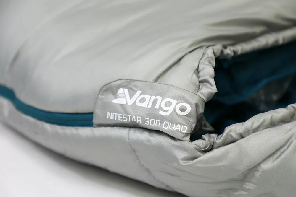 Vango Nitestar Alpha 300 Quad Sleeping Bag (FOG) - Image 4